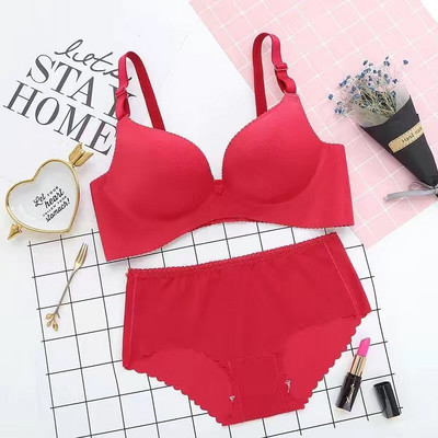Set de sutiene pentru femei Lenjerie de corp sexy, confortabilă, Set de sutien Push Up Top Set de chiloți solidi Lenjerie feminină pentru lenjerie de corp pentru femei