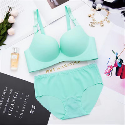Set de sutiene pentru femei Lenjerie de corp sexy, confortabilă, Set de sutien Push Up Top Set de chiloți solidi Lenjerie feminină pentru lenjerie de corp pentru femei
