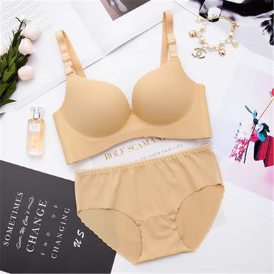 Set de sutiene pentru femei Lenjerie de corp sexy, confortabilă, Set de sutien Push Up Top Set de chiloți solidi Lenjerie feminină pentru lenjerie de corp pentru femei