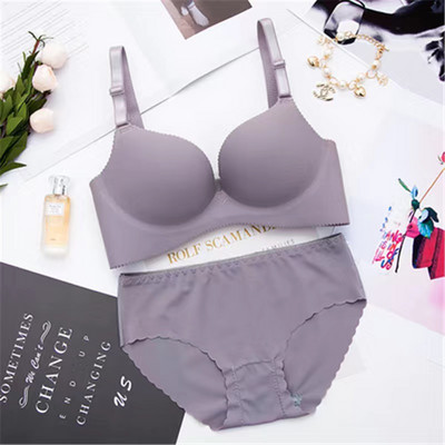 Set de sutiene pentru femei Lenjerie de corp sexy, confortabilă, Set de sutien Push Up Top Set de chiloți solidi Lenjerie feminină pentru lenjerie de corp pentru femei