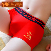 EXILIENS uhiuus Hiina Fortune Boxer Meeste Aluspesu Bermuda Masculina Ropa Sisustus Meeste Bokserid Calzoncillos Meeste Kuum Suurus M-3XL
