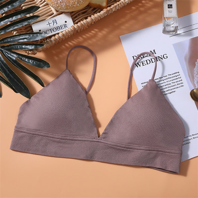 CMENIN Sleep Nylon Lenjerie de corp pentru femei Lenjerie Sutien solid, fără sudură, cu cataramă, top cu tub, bustieră, crop top cu cupe 2020 B0047