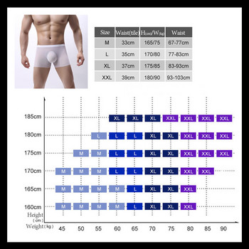 EXILIENS New Boxer Men Underwear Мъжки боксерки Mesh Sexy Perspective Male Calzoncillo Cueca Masculina Boxershorts Size M-2XL 0605