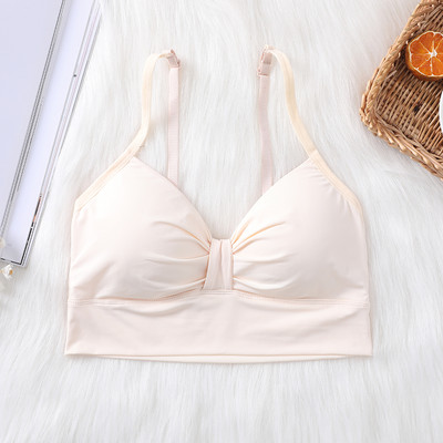 Crop top pentru femei Lenjerie de corp fără cusături Topuri crop de fitness Lenjerie sexy Lenjerie de stradă fără mâneci Top sport căptușit