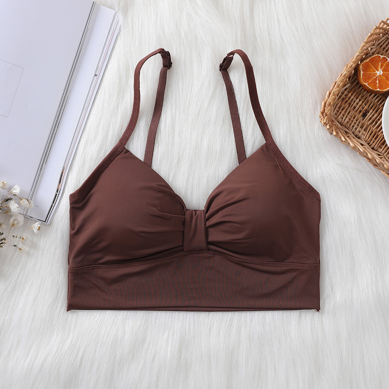 Crop top pentru femei Lenjerie de corp fără cusături Topuri crop de fitness Lenjerie sexy Lenjerie de stradă fără mâneci Top sport căptușit