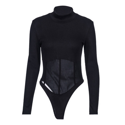 13 culori pentru femei, sexy, cu gât tricotat, din plasă, tricotată, subțire, body de primăvară cu mâneci lungi, îmbrăcăminte de club, top de corp, la modă 2021 DSMTRC