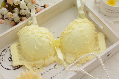 Cvjetni čipkasti komforni donji veš konvertibilni grudnjak s dvostrukim naramenicama seksi ženski grudnjaci s 3/4 košarice ženski grudnjak s podstavljenim grudnjakom