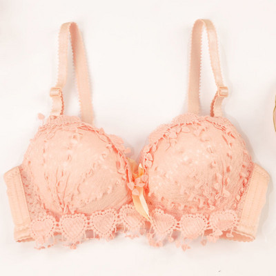 Cvjetni čipkasti komforni donji veš konvertibilni grudnjak s dvostrukim naramenicama seksi ženski grudnjaci s 3/4 košarice ženski grudnjak s podstavljenim grudnjakom