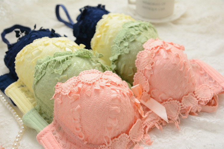 Cvjetni čipkasti komforni donji veš konvertibilni grudnjak s dvostrukim naramenicama seksi ženski grudnjaci s 3/4 košarice ženski grudnjak s podstavljenim grudnjakom