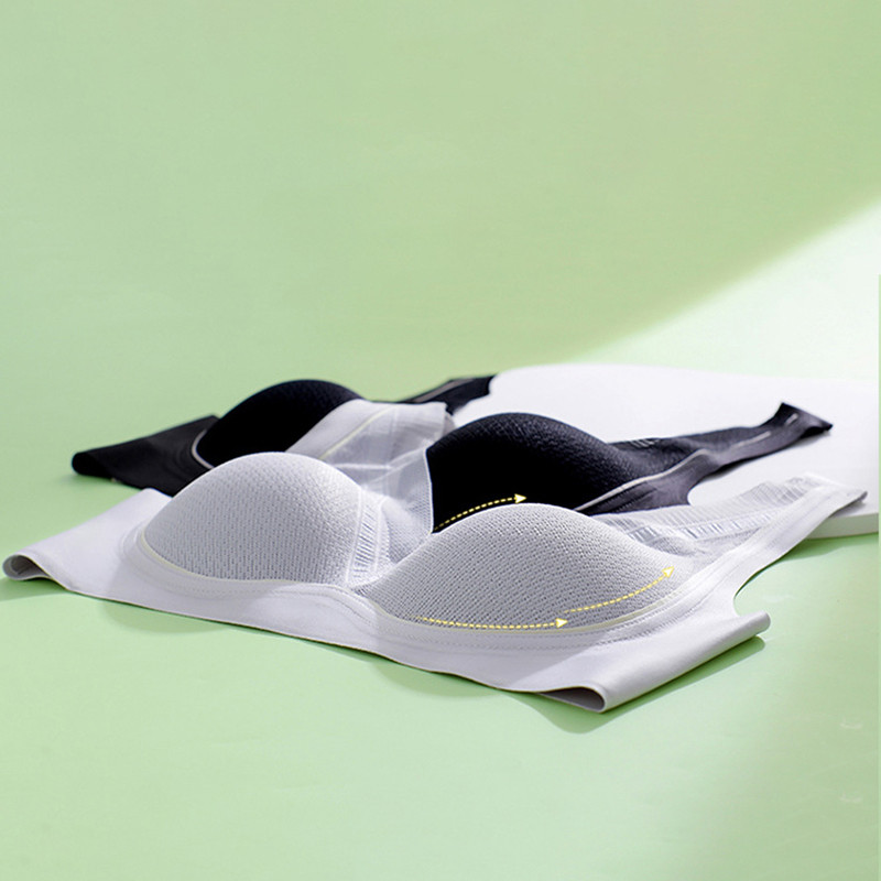 2022 Νέα γυναικεία σέξι εσώρουχα δαντέλα χωρίς ραφές που συγκεντρώνονται με υποστήριξη μικροσχηματισμού σταθερό και αντιολισθητικό γυναικείο σουτιέν από λάτεξ που αναπνέει