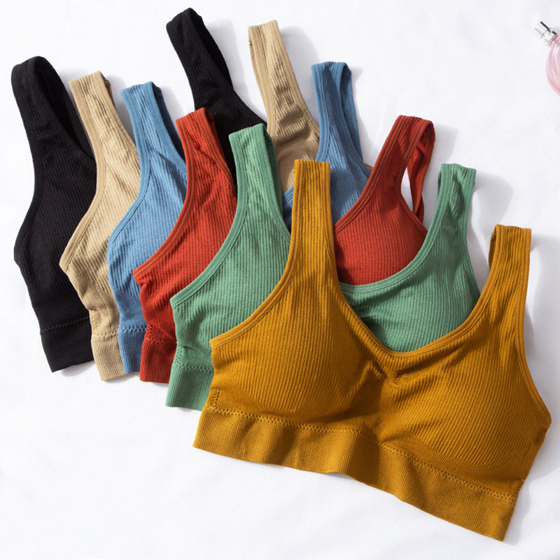 Topuri tuburi pentru femei Crop top sexy Lenjerie de corp fără cusături, piept înfășurat cu spatele în V, îmbrăcăminte de stradă, fără mâneci, top cu bandă de fitness pentru femei