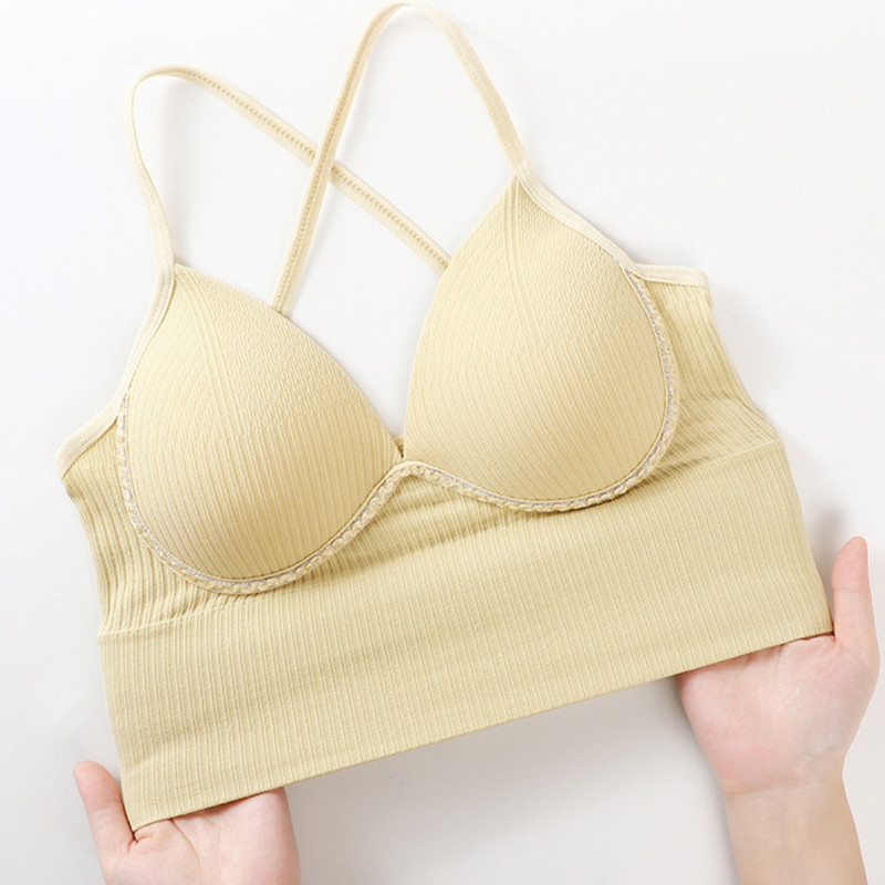 Sutien de sus pentru femei Bralette fără fir Topuri cu tuburi Camolă fără sudură Moda Lenjerie de corp dintr-o singură bucată Sutien sexy pentru femei