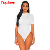 2020 Jesen Zimska odjeća Loungewear Ženski bodi Seksi O izrez kratkih rukava Jednodijelne kratke hlače Noćni klub Party Vintage kombinezoni