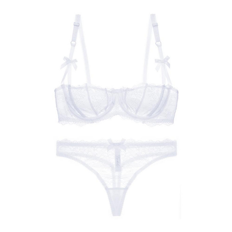 Γυναικεία εσώρουχα σέξι σουτιέν και στρινγκ σετ φλοράλ δαντέλα χαμηλοκάβαλο στρινγκ που αναπνέει Εσώρουχα SML XL μαύρο και ροζ και άσπρο εσώρουχο
