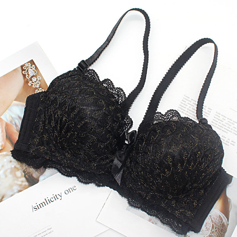 Σέξι εσώρουχα Γυναικεία Wireless Gathered Comfort V Lace Brassiere Push Up Εσώρουχα Bralette για Γυναικεία Σουτιέν Seamleass AB Cup σουτιέν