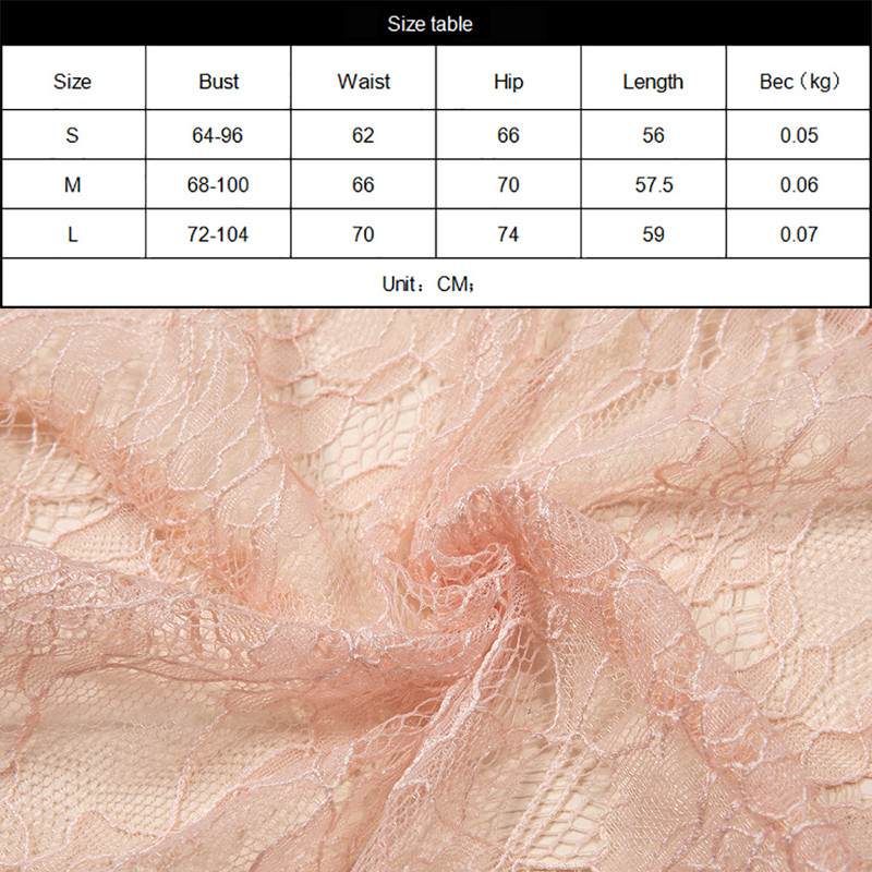 2019 Nou Sosire Skinny Dantela Body Femei Broderie Florală Doamnelor Elegante Sexy Clubwear Body Salopete Salopete Lenjerie de noapte