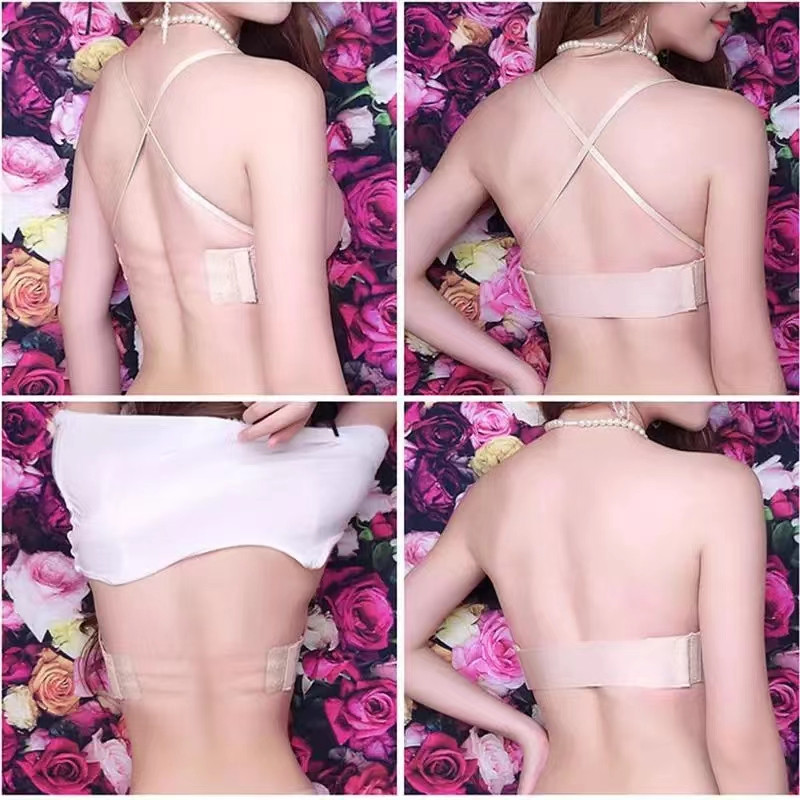 Sexy fără bretele Lnvisibility Sutien Wireless Lady Sutien anti-alunecare Push Up Lenjerie feminină de înaltă calitate Moda Femei Lenjerie moale