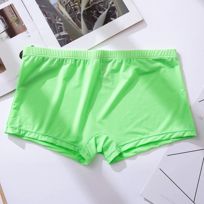 Ανδρικά σορτς μπόξερ Εσώρουχα χωρίς ραφή Ανδρικά μπόξερ Σέξι διαφανές εξαιρετικά λεπτό μετάξι πάγου Ανδρικά σορτς που στεγνώνουν γρήγορα