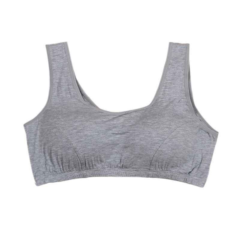 Sutien de mărime mare pentru femei Sutien fix din burete Lenjerie de corp Piept Somn Yoga Sutien sport Vest Top Bralette din bumbac