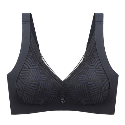 Nou Cupă Semi Fixă Sexy Dantela Patrate Lenjerie Intima Femei Confortabil Fără Suport Inel Oțel Sutien Femeie