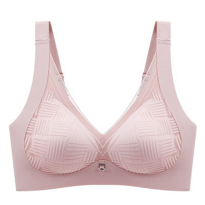 Nou Cupă Semi Fixă Sexy Dantela Patrate Lenjerie Intima Femei Confortabil Fără Suport Inel Oțel Sutien Femeie