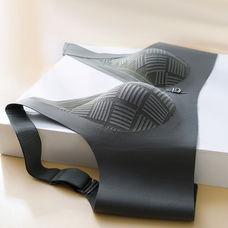 Nou Cupă Semi Fixă Sexy Dantela Patrate Lenjerie Intima Femei Confortabil Fără Suport Inel Oțel Sutien Femeie