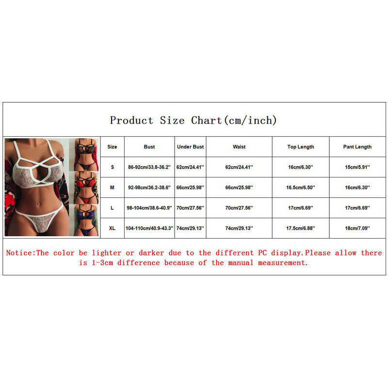 Komplet ženskih gaćica s čipkastim grudnjakom Seksi komplet donjeg rublja bez žica, komplet grudnjaka s izdubljenim užetom Ženski prozirni bešavni komplet intimnog donjeg rublja