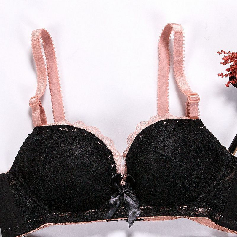 Sutien fără sudură pentru femei, sexy, fără sârmă, lenjerie de corp Push Up din dantelă, fete studenți, cupă subțire, respirabilă, sutiene 5 culori, modă, frumusețe moale