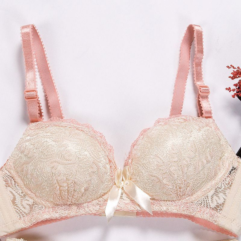 Sutien fără sudură pentru femei, sexy, fără sârmă, lenjerie de corp Push Up din dantelă, fete studenți, cupă subțire, respirabilă, sutiene 5 culori, modă, frumusețe moale