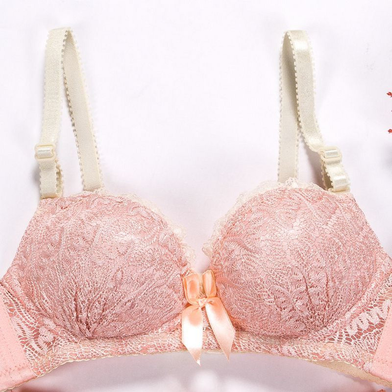 Sutien fără sudură pentru femei, sexy, fără sârmă, lenjerie de corp Push Up din dantelă, fete studenți, cupă subțire, respirabilă, sutiene 5 culori, modă, frumusețe moale