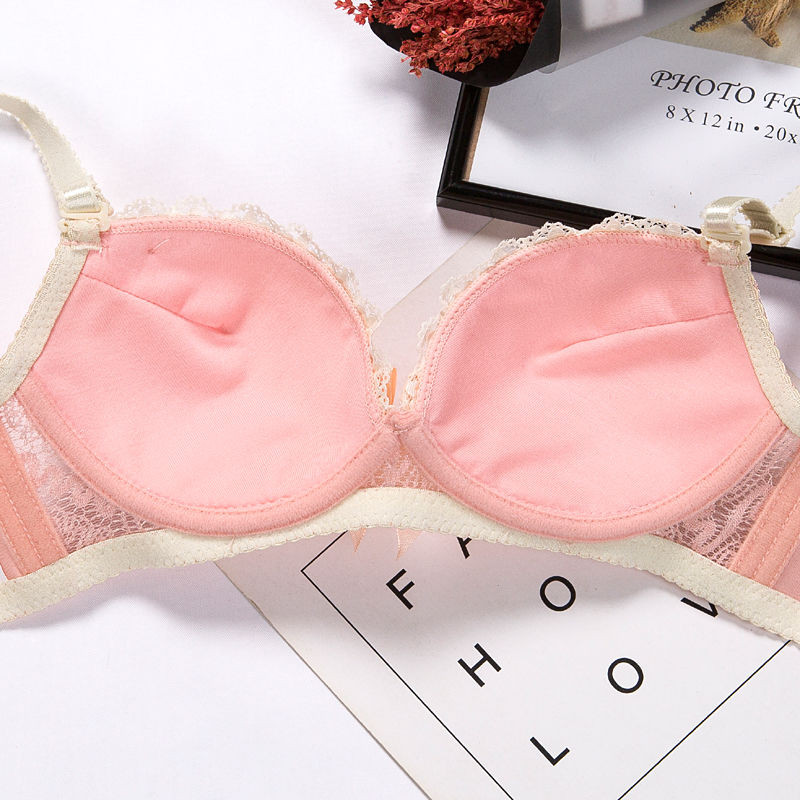 Sutien fără sudură pentru femei, sexy, fără sârmă, lenjerie de corp Push Up din dantelă, fete studenți, cupă subțire, respirabilă, sutiene 5 culori, modă, frumusețe moale