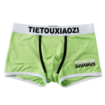 EXILIENS Brand Boxer Mens Underwear Silk New Cueca Masculina Ropa Interior Hombre Mens Boxers Man Calzoncillos Homme Size M-3XL