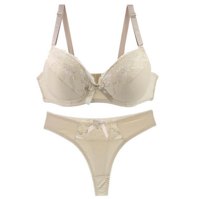 Seturi de sutien Push Up Sexy din dantelă căptușită 2021, lenjerie de corp pentru femei BCDE, lenjerie de femeie de dimensiuni mari