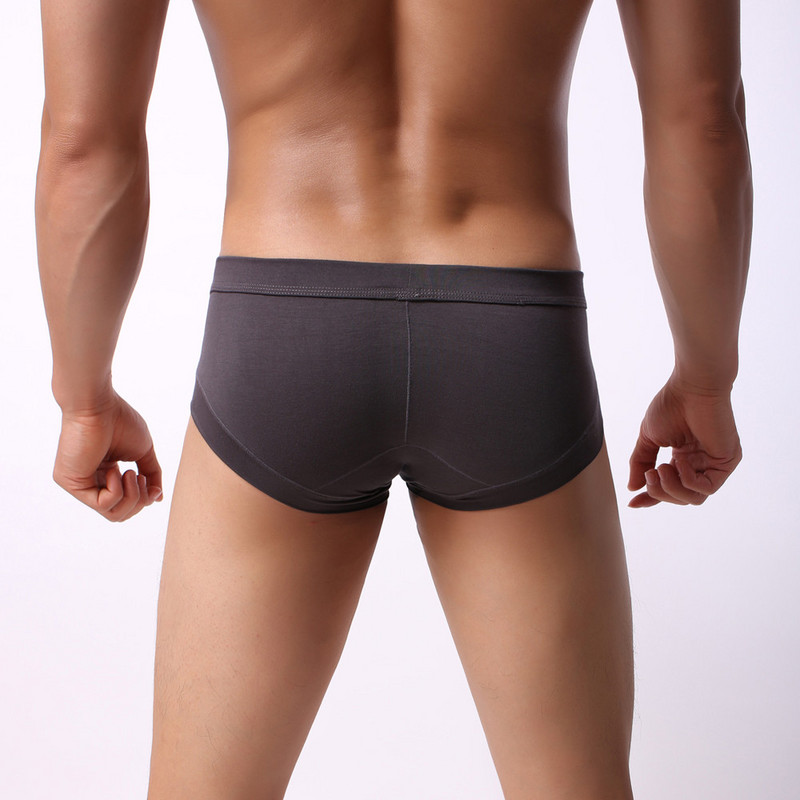 Seksi pamučne muške bokserice Donje rublje Mekana udobna izbočena torbica Gaćice niskog struka Muške gaćice Calzoncillos Hombre