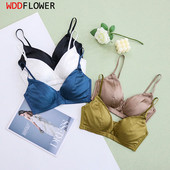 Naiste siidist rinnahoidja, 100% ehtsast siidist vooder, 3/4 tassi igapäevaseks kandmiseks, mugav juhtmevaba juhtmevaba rinnahoidja Bralette must intiimne TA005