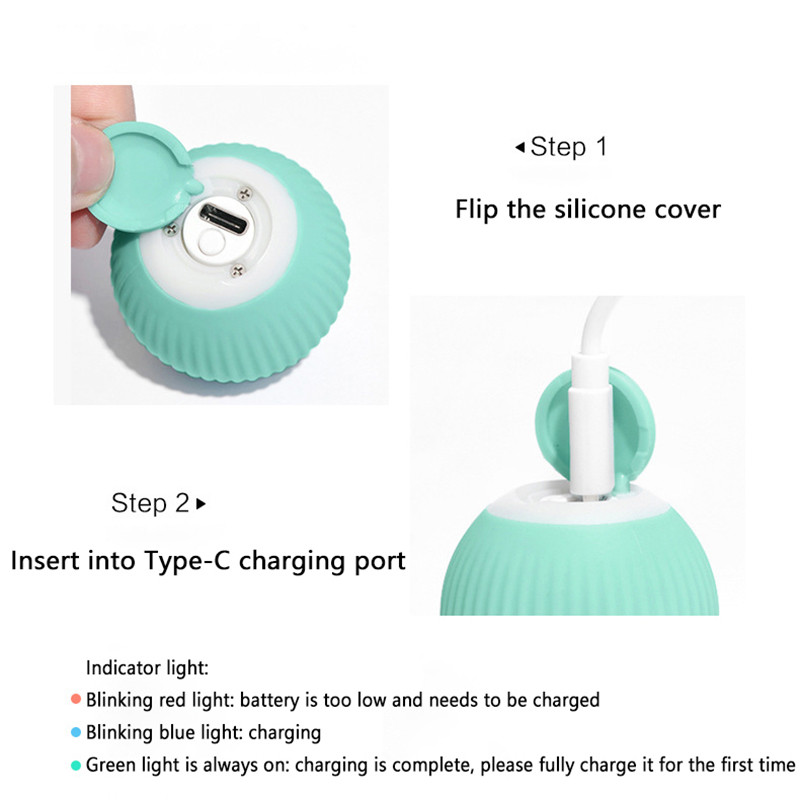 Išmanieji kačių žaislai Automatinis besisukantis rutulys Elektriniai kačių žaislai Interaktyvūs katėms Treniruotės Savarankiškai judantys kačiuko žaislai Gyvūnų reikmenys