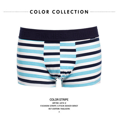 PINK HEROES Originalna marka Muško donje rublje Muško donje rublje Bokserice od čistog pamuka u kutiji za muškarce