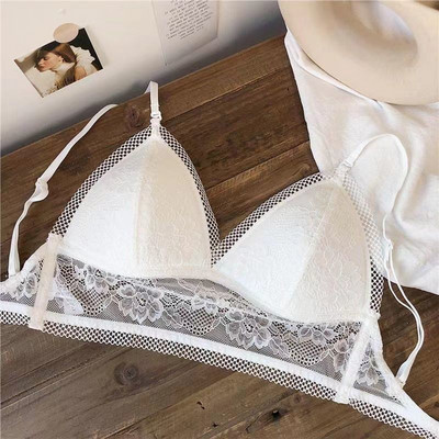 Camisole Sexy Lace Big U Seljata vesti alus Sling Top Rinnahoidja Crop Top Aluspesu Naiste Hingavad pehmed Push Up rinnahoidjad Suvised õmblusteta