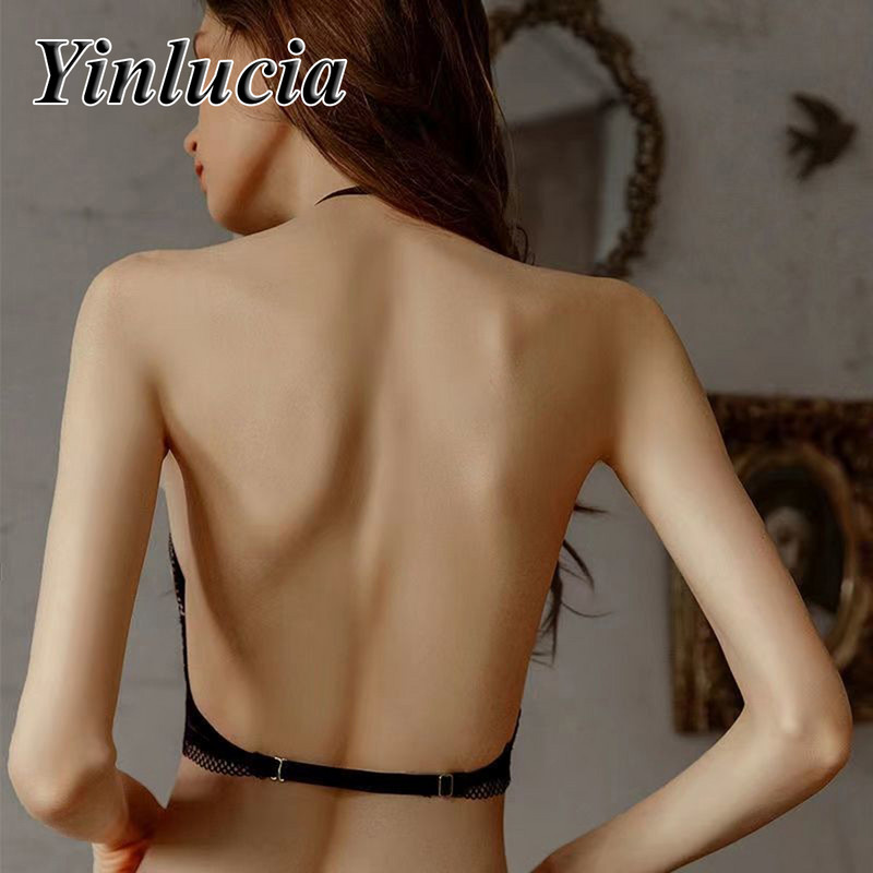 Camisole Sexy Lace Big U Seljata vesti alus Sling Top Rinnahoidja Crop Top Aluspesu Naiste Hingavad pehmed Push Up rinnahoidjad Suvised õmblusteta