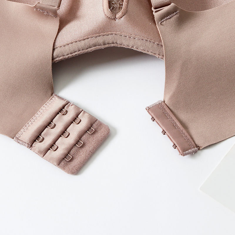 Sutiene din mătase fără sârmă pentru femei, dintr-o bucată, căptușeală din mătase naturală, 3/4 cupe, îmbrăcăminte de zi cu zi Sutien Push Up Lenjerie sexy din dantelă, neagră