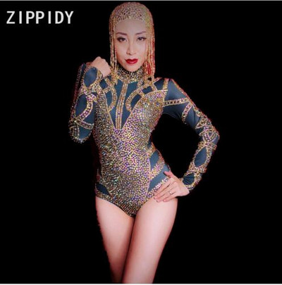 2018. gada daudzkrāsains Bright Stones bodijs, sieviešu dzimšanas dienas svinības apģērbs, naktsklubs, deju apģērbs ballītei, bodijs priekšnesumam