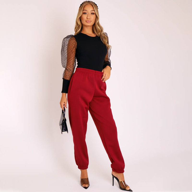 Crni uski bodi s dugim rukavima, ženski proljetni i jesenski elegantni bodi s o-izrezom i visokim strukom, ženski bodi za zabave mujer