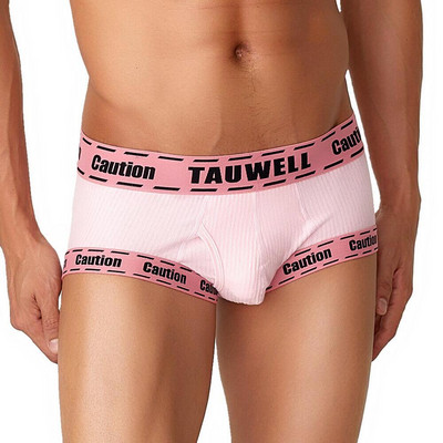 TAUWELL Boxeri din bumbac Lenjerie de corp pentru bărbați Chiloți sexy cu talie joasă Boxershorts Lenjerie pentru bărbați Slip boxer Nou sosiri