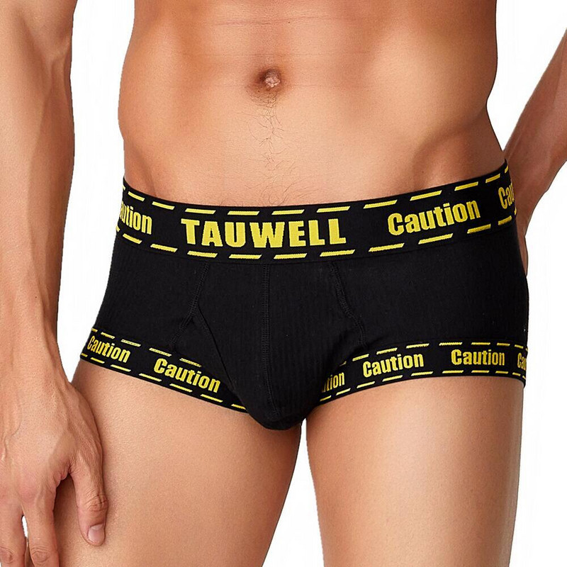 TAUWELL Boxeri din bumbac Lenjerie de corp pentru bărbați Chiloți sexy cu talie joasă Boxershorts Lenjerie pentru bărbați Slip boxer Nou sosiri