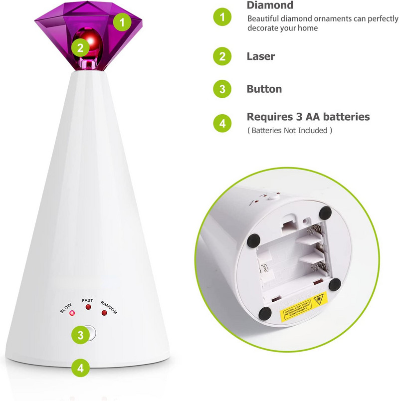 ATUBAN kassi lasermänguasi Automaatsed interaktiivsed mänguasjad kassipoegadele siseruumides automaatseks sulgemiseks siseruumides kassidele koertele kassipoegade kutsikate tarvikud