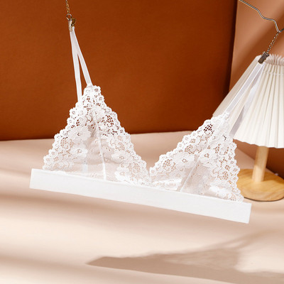 Γυναικείο λεπτό σουτιέν χωρίς μαξιλαράκι στήθους Μόδα σέξι δαντελένια εσώρουχα με κούμπωμα πίσω πόρπη σωλήνα Top γυναικεία εσώρουχα καλοκαιρινά ρούχα