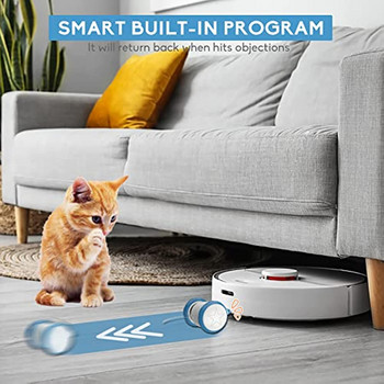 ATUBAN Интерактивни играчки за котки за домашни котки, умни електрически играчки за котенца, мишки за котки, играчки за упражнения с истински звук на мишка, акумулаторни