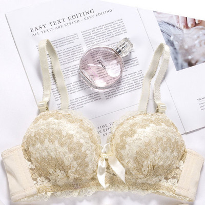 Sutiene de damă din dantelă de vară Sexy Push Up Fruit Image Bralette Închidere pe spate Ajustat Lenjerie nouă de culoare solidă Lenjerie roșie fără fir