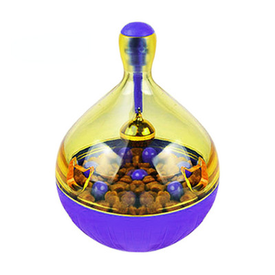 Kassitoidu söötjad Pall Interaktiivne Lõbus kauss Lemmikloomamänguasjad Tumbler Kassipoeg raputab lekkiv pall Kassitarvikud Kodukoeratoodetele