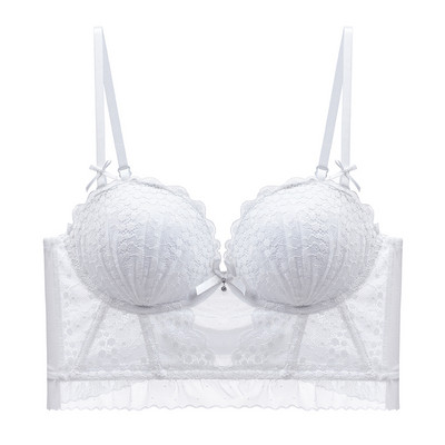 Avatud seljaosa rinnahoidja Push Up Bralette pits aluspesu Seljata naiste rinnahoidjad Juhtmevaba ülaosa Nähtamatu pulmapesu Deep U Sexy rinnahoidja